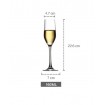 Bộ 6 ly champagne Mineral 160ml L8091